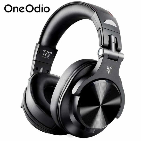 Écouteurs pour téléphones portables OneOdio A70 écouteurs sans fil avec microphone Bluetooth 5.2 écouteurs moniteur de studio d'enregistrement professionnel écouteurs DJ Q240321
