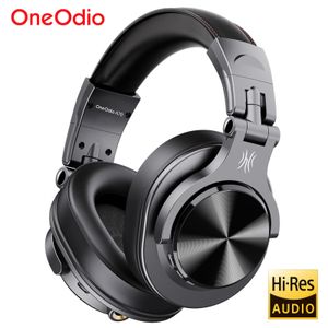 Mobiele telefoon koptelefoon Oneodio Fusion A70 Bluetooth 5.2 hoofdtelefoon Hi-Res audio over-ear draadloze headset Professionele studiomonitor DJ-hoofdtelefoon 72H 231218