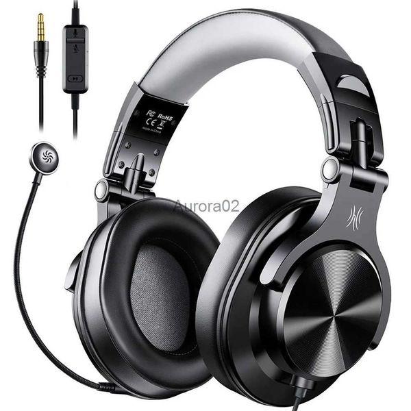 Écouteurs pour téléphones portables Casque de jeu Oneodio avec microphone A71D Écouteurs supra-auriculaires stéréo 3,5 mm Casque de jeu filaire avec micro pour PC/PS4/Xbox one YQ231120