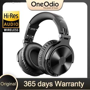 Écouteurs de téléphones portables Oneodio Pro-C casque sans fil 110H 110H Playtime Bluetooth 5.2 Écouteurs stéréo de basse profonde confortable Fixage avec micro Y240407
