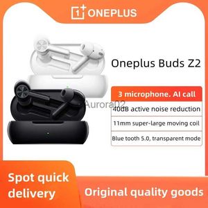 Mobiele telefoon-oortelefoon Oneplus Buds Z2 draadloze headset TWS echte Bluetooth ultralange batterijduur van 38 uur ruisonderdrukking YQ240219