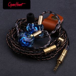 Écouteurs de téléphones portables Openheart Resin Elewsods avec MMCX Good Hifi Hifi High Quality Wired Headphone Hearphones In-oreau Eorerstromes 230314