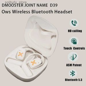 Écouteurs pour téléphones portables Écouteurs OWS écouteurs ouverts Bluetooth 5.3 écouteurs de jeu et de sport à faible latence écouteurs stéréo HiFi à suppression de bruit Q240402