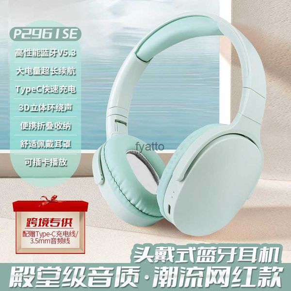 Auriculares para teléfono celular P2961SE Headworn Bluetooth con alcance extra largo inalámbrico 5.3H240312