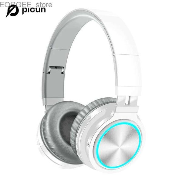 Auriculares de teléfonos celulares Picun B12 Auriculares inalámbricos HD Auriculares Bluetooth Bluetooth V5.2 Auriculares de bajo con micrófono TF para TV TV Laptops Y240407