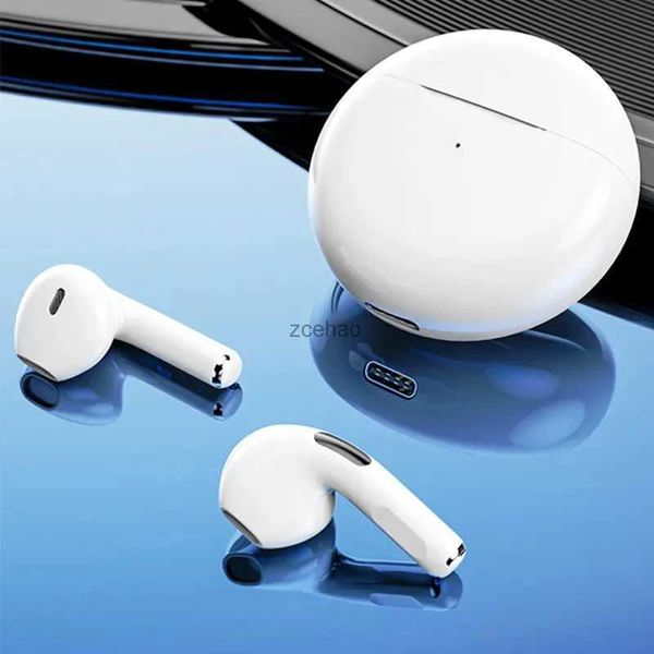 Écouteurs de téléphone portable Pro6 Casque Bluetooth Casque avec micro Écouteurs Étanche Antibruit TWS Pro 6 Écouteurs sans fill240105