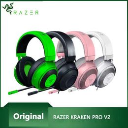 Mobiele telefoon-oortelefoon Razer Kraken Pro V2 gaming-hoofdtelefoon voor bedrade hoofdtelefoon microfoon 7.1 surround sound voor Xbox One 4 gaming-hoofdtelefoon Q240321