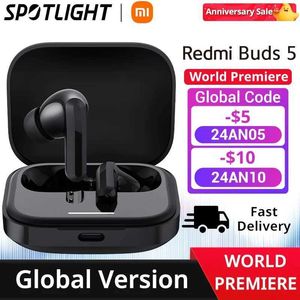 Écouteurs pour téléphone portable Redmi Buds 5 46dB suppression active du bruit avec connexion double appareil jusqu'à 40 heures Q240321