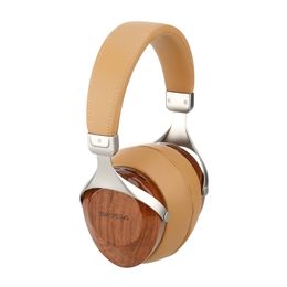 Mobiele telefoon oortelefoons Sivga SV021 Overear Closeback houten hoofdtelefoon met high fidelity Sound 221022