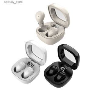 Écouteurs pour téléphones portables Écouteurs SK19 Bluetooth 5.3 véritables écouteurs intra-auriculaires sans fil mini dans l'oreille suppression du bruit sommeil invisible écouteurs haute fidélité Q240402