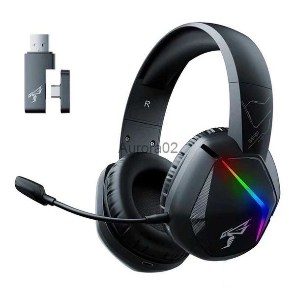 Écouteurs portables SOMIC GS401 Pro 2.4G sans fil Bluetooth filaire trois modes casque de jeu RGB détachable micro antibruit HiFi musique casques YQ240219