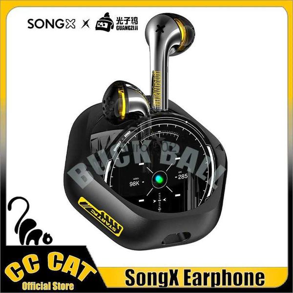 Écouteurs de téléphone portable Songx sans fil Bluetooth écouteurs Hifi musique Enc dans les oreilles casque Guangziji casque de jeu écouteur charge rapide YQ240219