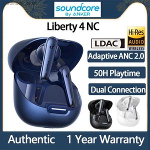 Écouteurs pour téléphones portables Soundcore par Anker Liberty 4 NC casque antibruit sans fil TWS true LDAC haute résolution Q240402