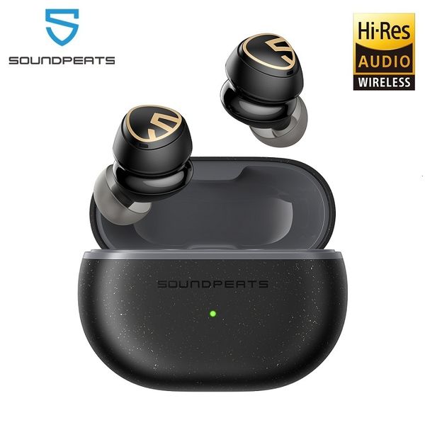 Auriculares para teléfono móvil SOUNDPEATS Mini Pro HS Auriculares inalámbricos Bluetooth 53 Auriculares híbridos ANC con sonido de contratación Códec LDAC EQ personalizado a través de la aplicación