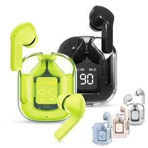 Écouteurs de téléphone portable T6 Tws Earpuds sans fil Bluetooth 5.0 Casques de jeu de sport Écouteurs à réduction de bruit Écouteurs micro avec écouteurs à affichage LED 231218