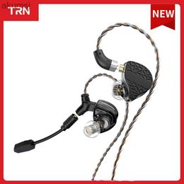 Écouteurs pour téléphone portable TRN Mars Hifi écouteurs intra-auriculaires Triple hybride 1DD + 1BA + 1 pilote de vibration filaire DJ moniteurs casque YQ240304