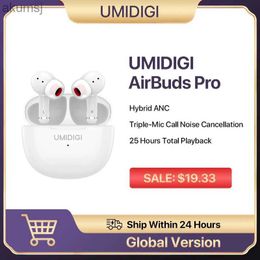 Écouteurs pour téléphones portables UMIDIGI AirBuds Pro écouteur hybride suppression Active du bruit TWS casque sans fil Bluetooth casque sport avec Microphone YQ240304