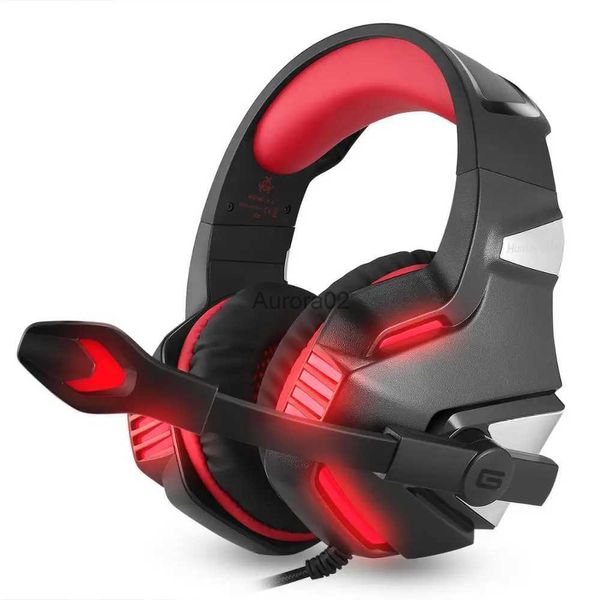 Écouteurs pour téléphone portable V-4 Casque de jeu stéréo antibruit sur l'oreille avec micro LED Light Bass Surround pour PC/ordinateur/ordinateur portable jeu YQ231120