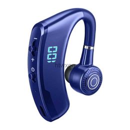 Écouteurs de téléphone portable V9 Bluetooth casque sans fil suspendu type d'oreille super longue veille appel HD d'affaires convient à Android YQ240105