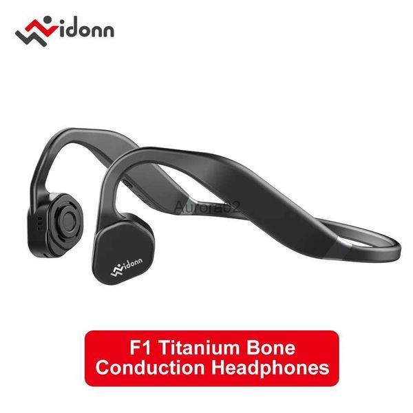 Écouteurs pour téléphones portables Vidonn F1 Casque à conduction osseuse en titane Écouteurs sans fil Bluetooth Casque de sport de plein air IP55 étanche avec microphone YQ240219