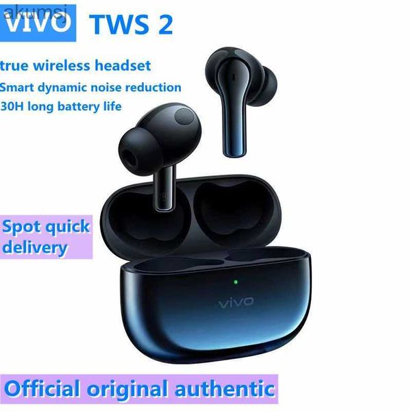 Auriculares para teléfono celular VIVO TWS juego de auriculares inalámbricos verdaderos oficiales de baja latencia Bluetooth 5.2 para IQOO 6 7 8 9 10 X60 70 80 Pro plus YQ240304