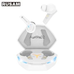 Groothandel RUSAM GA33 Gamer-headset Bluetooth-hoofdtelefoon met lage latentie TWS Draadloze bas Touch Control-oordopjes HD-oortelefoon YQ240219