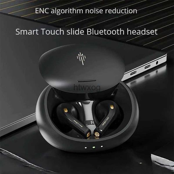 Auriculares para teléfono celular Auriculares inalámbricos Bluetooth Enc Auriculares con cancelación de ruido de baja potencia Auriculares para juegos con batería de larga duración YQ240105