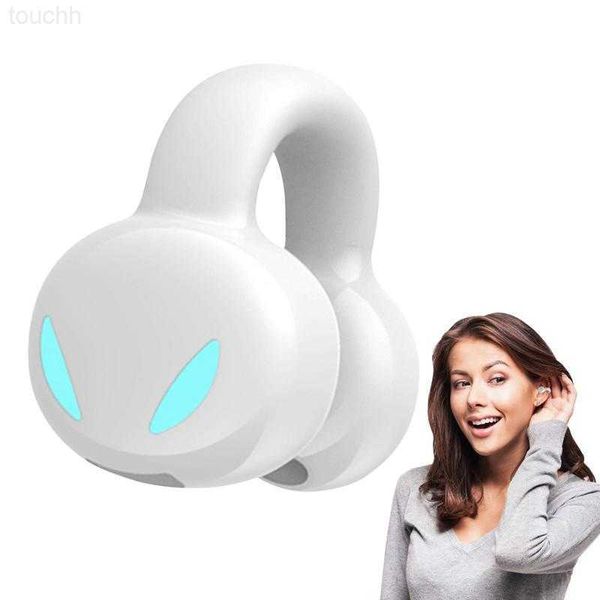 Auriculares para teléfono celular Auriculares inalámbricos con clip para la oreja Auriculares con conducción ósea Auriculares deportivos con tacto inteligente para correr, caminar, conducir y andar en bicicleta L230914