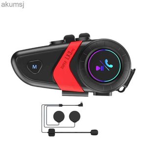 Auriculares para teléfono celular X3 PRO Casco de motocicleta Auriculares Bluetooth 5.1 500M Llamada de intercomunicación doble Montar al aire libre Auriculares estéreo impermeables YQ240304