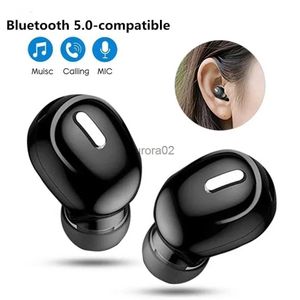 Écouteurs de téléphone portable X9 Casque sans fil Bluetooth 5.0 avec micro Sports intra-auriculaires étanches TWS Écouteurs mains libres Casque YQ240219