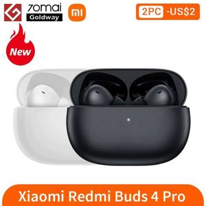 Écouteurs pour téléphones portables Xiaomi Redmi Buds 4 Pro Bluetooth écouteur TWS véritables écouteurs sans fil suppression du bruit 3 micro casque sans fil ANC casque 4Pro J240123