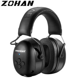 Mobiele telefoon oortelefoons Zohan elektronische hoofdtelefoon 5.0 Bluetooth Earmuffs hoorbescherming hoofdtelefoon voor muziekveiligheidsruisreductie opladen 230812