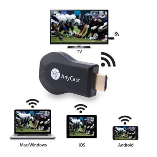 Dongle inalámbrico Anycast M9 Plus HD TV de la exhibición TV de Wifi de los accesorios del juego del teléfono celular