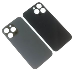 Carcasas de teléfonos móviles para Iphone Reemplazo de vidrio trasero 14 Pro Max 13 12 11 Plus Xs Xr X 8 Plus Cubierta de carcasa de batería trasera con orificio grande Sin cámara Instalación de lentes de vidrio EE. UU.