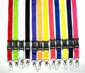 Mobiele telefoon lanyard riemen kleding sportmerk voor sleutels keten ID kaarten houder afneembare buckle lanyards 100pcs3378873