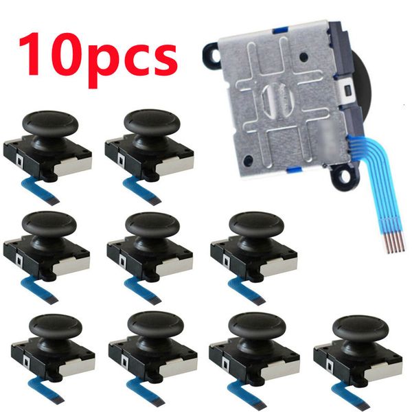 Portes de montaje de teléfonos celulares 10pcs Establecimiento de reemplazo Analógico Joystick Módulo de botón Thumbstick para Nintendo Switch Joy en el controlador Izquierda a la derecha 230816