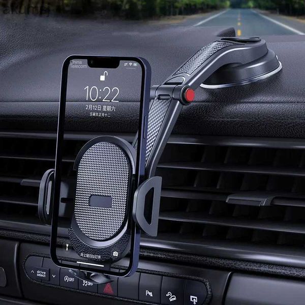 Supports de téléphone portable 2023 nouveau Support de téléphone de voiture à ventouse universel 360 pare-brise voiture tableau de bord Support de cellule mobile pour Smartphones de 4.0 à 6 pouces YQ240110