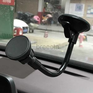 Soportes para teléfonos celulares Soporte magnético para teléfono de coche 360 para iPhone 11 Pro Xs Max 12 13 Ventosa Imán Soporte para ventana de coche Soporte para teléfono móvil celular 240322