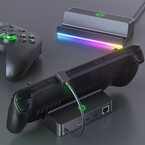 Soportes de montajes de teléfonos celulares 4K RGB RGB Adaptador de video para el convertidor de TV de la cubierta de vapor Dock Carger portátil para la consola 230816