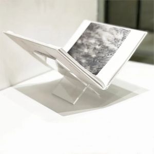 Mobiele Telefoon Mounts Houders Acryl Transparant Boek Plank Display Beugel Kunst Decoratie Eenvoudige Desktop Tijdschrift Opslag 231206