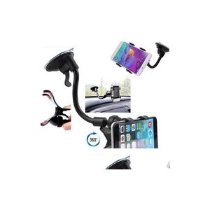 Supports de téléphone portable Bionanosky Universal 360ﾰ In Car Windscreen Dash Board Holder Mount Stand pour Samsung Gps Pda Mobile Bla Dhois