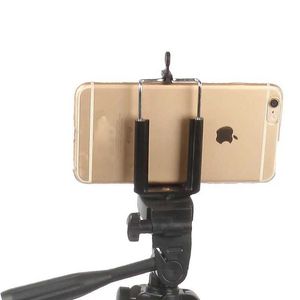 Téléphone portable supporte les supports de caméra trépied adaptateur Mobe Phone Phone Habit Clip support support Mount Trépied Monopod Support Stand pour la caméra pour smartphone