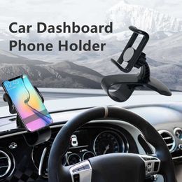 Supports de téléphone portable supports Support pour téléphone de voiture universel facile à monter Support d'affichage GPS Support de téléphone portable de voiture pour