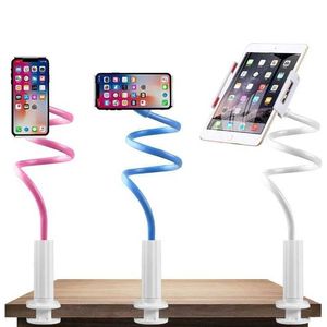 Téléphone portable supporte les supports de bureau Holder Universal Lazy Holder Tablet Stand Flexible Desktop Lit Mount Support de support de support 75 cm pour iPhone