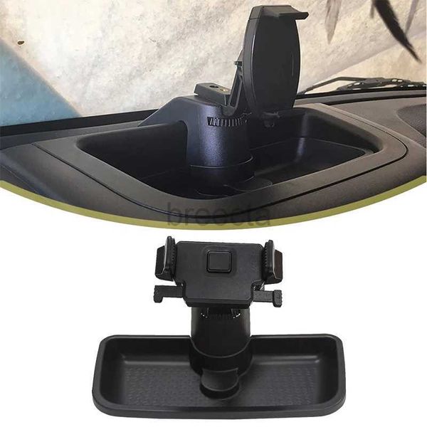 Supports de téléphone portable Pour Jeep Wrangler JK 2011-2017 support de téléphone portable de voiture 360 degrés Rotation tableau de bord support de montage support de téléphone portable support 240322