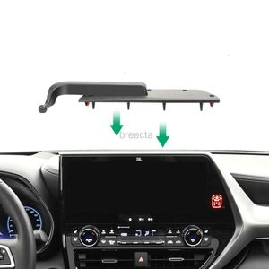 Mobiele telefoonhouders Houders voor Toyota Highlander Autotelefoonhouder Dashboardmontage Anti-Shake Mobiele telefoonstandaard 360 rotatie Mobiele telefoonhouder 240322