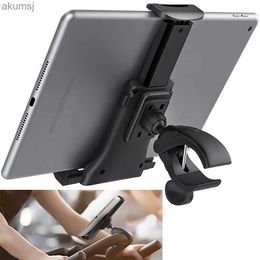 Mobiele Telefoon Mounts Houders Indoor Gym Stuur Tablet Houder Loopband Fiets Tablet Mobiele Telefoon Beugel Verstelbare Handvat Mount Ondersteuning 4-12 inch Apparaten YQ240110