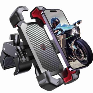 Houders voor mobiele telefoons Joyroom 360 View Universele fietstelefoonhouder Fietstelefoonhouder voor 4,7-7 inch mobiele telefoonstandaard Schokbestendige beugel GPS-clip 240322