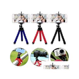 Mobiele telefoon Mounters houders mini flexibele cameravolling octopus statief beugel standaard mount monopod styling accessoires drop levering dhpev