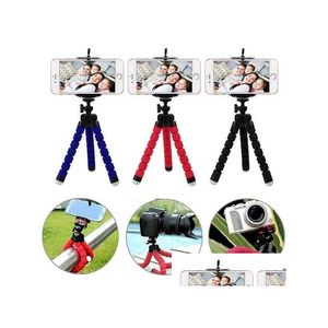 Mobiele Telefoon Mounts Houders Mini Flexibele Camera Houder Octopus Statief Beugel Stand Mount Monopod Styling Accessoires Drop Levering Dh8Vc